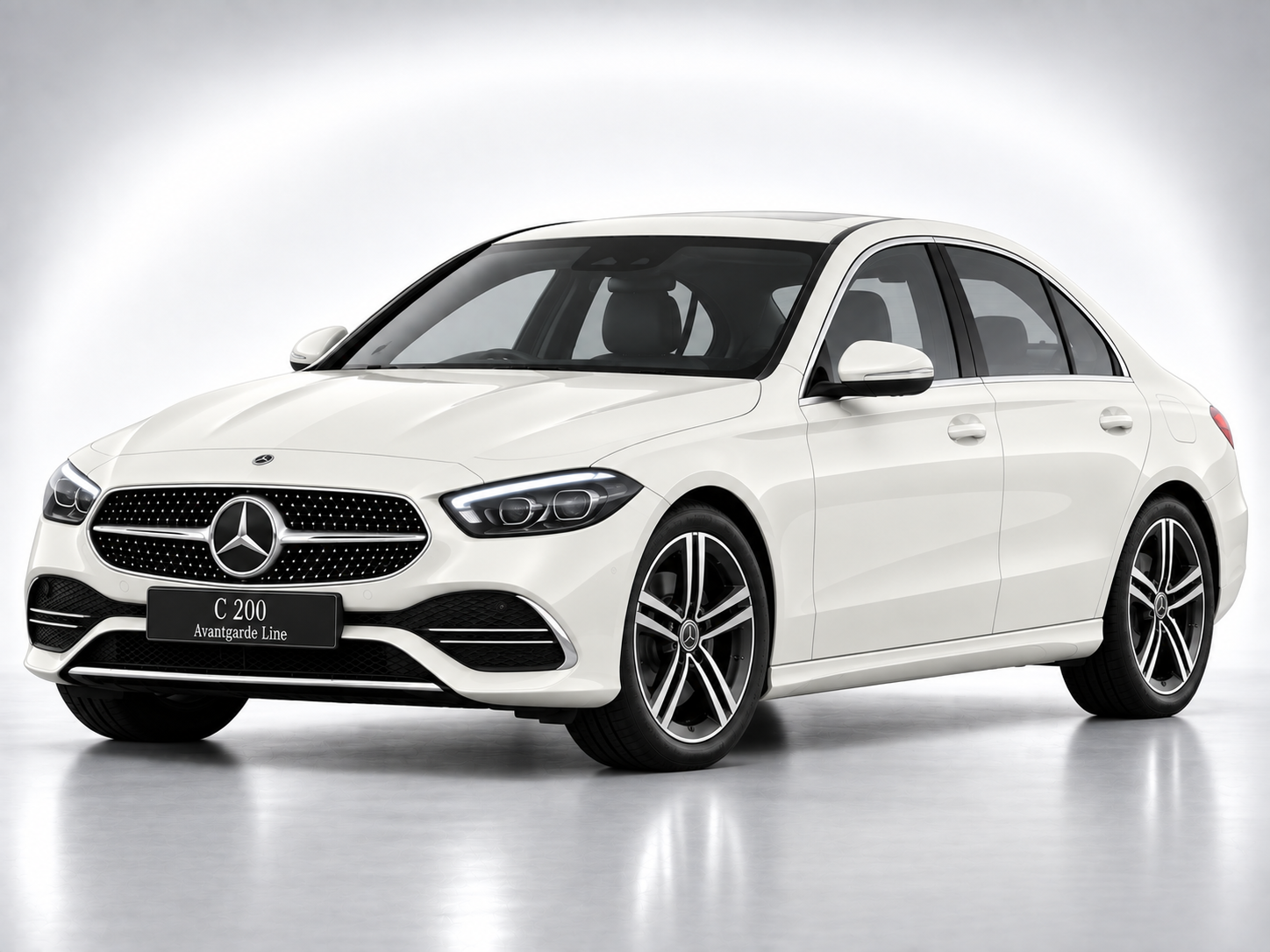 Mercedes Benz C-Class Polar White · C 200 Avantgarde